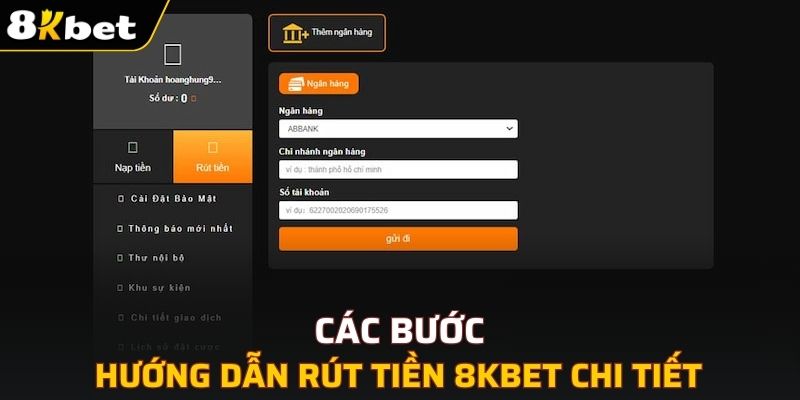 Hướng dẫn các bước nhận tiền tại nhà cái an toàn